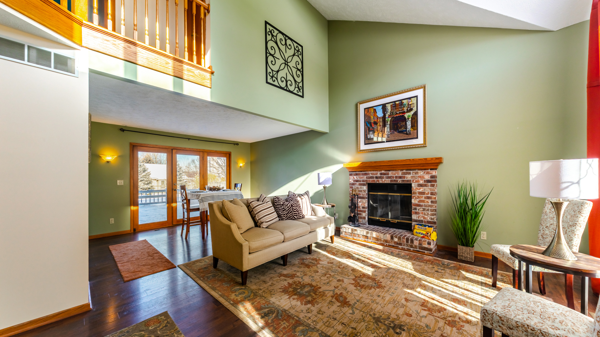 Light-filled...fireplace...stunning!